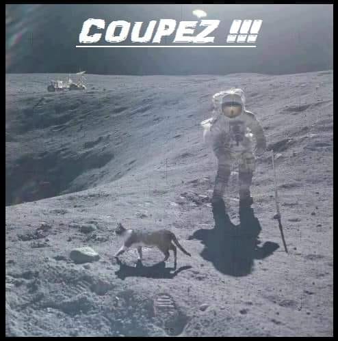 Blague   2021   les américains sont retourné sur la lune