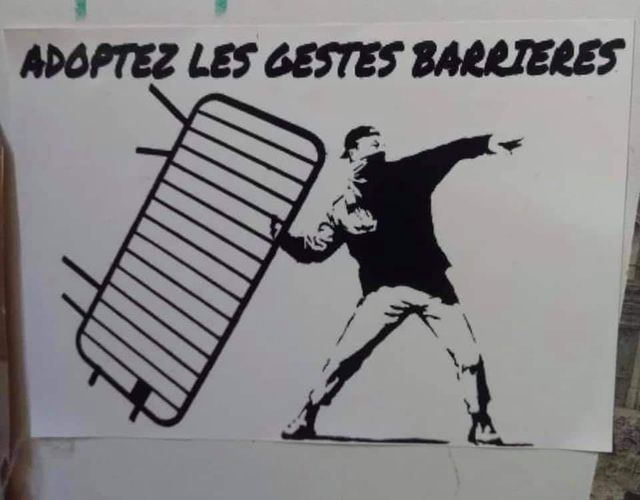 Blague   adoptez les geste barrières