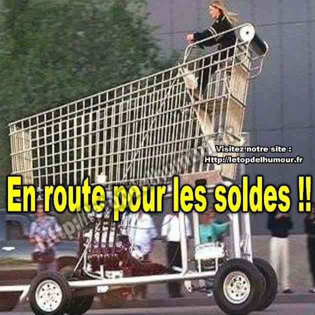 Chariot   Cadit   en route pour les soldes