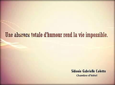 Citation   Blague   Une abstence total d'humour rend la vie impossible