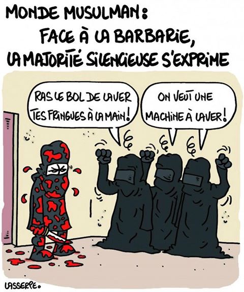 Face a la barbarie   on veux une machne à laver