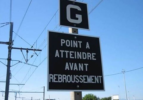 G point à atteindre avant rembroussement