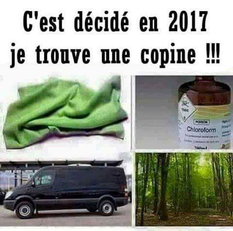 c'est décidé en 2017 je trouve une copine  