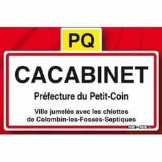 Blague   cacbinet prefecture le petit coin ville jumelée avec les chiotte et fosse sceptique