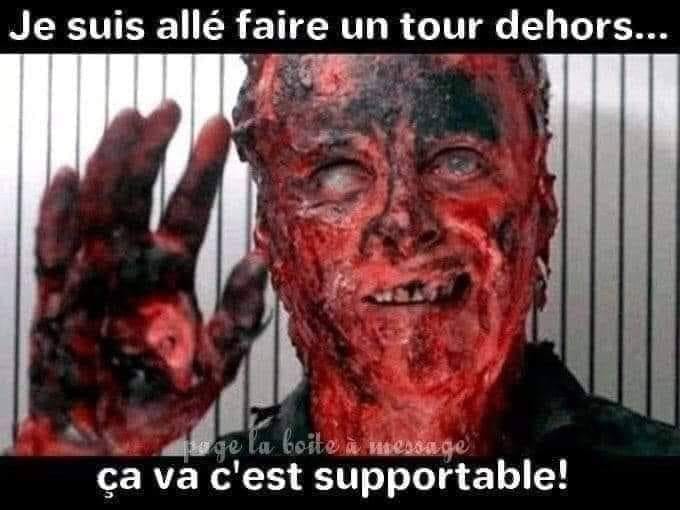 Blague   canicule   homme bruler au visage   je suis allé faire un tour dehors   ça va c'est supportable