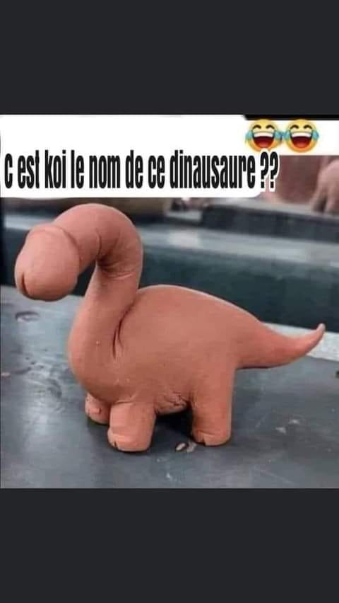 blague   c'est quoi le nom de se dinosaure