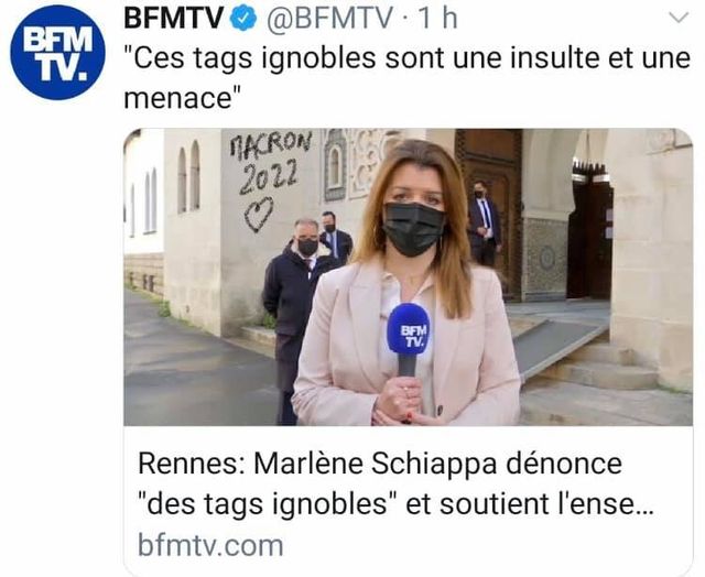 blague   ces tag ignobles sont une insulte et une menace