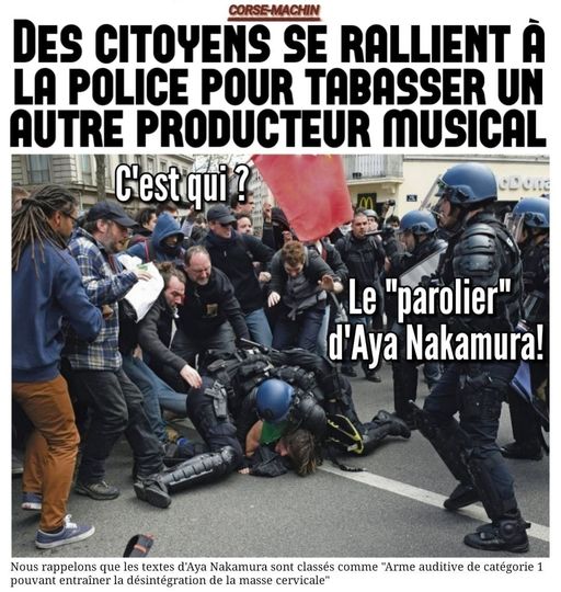 Blague   des citoyens se rallient à la police pour tabasser un autre producteur musical   c'est qui   c'est celui qui écrit les chansons d'aya