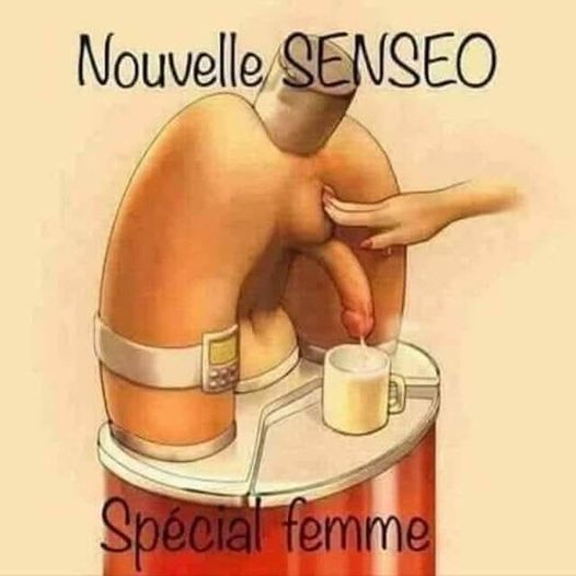 Blague   distributeur de lait   nouvelle senseo   sépcial femme