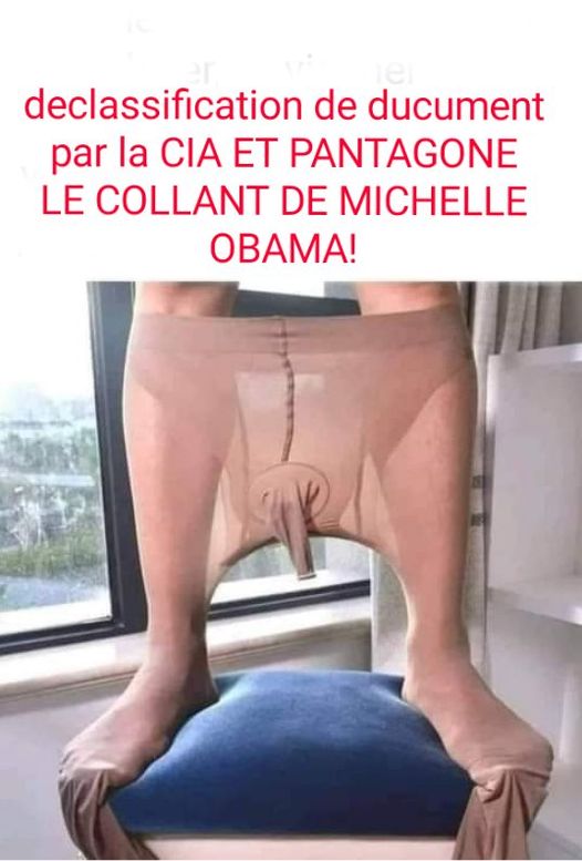 Blague   déclassification de document de la cia et pentagone collant d emichelle obama