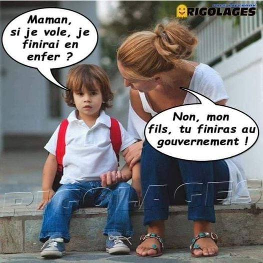 Blague   Enfant qui dit à sa maman