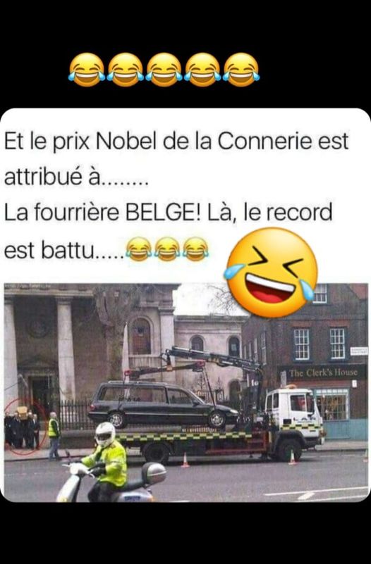 Blague   fourrière belge