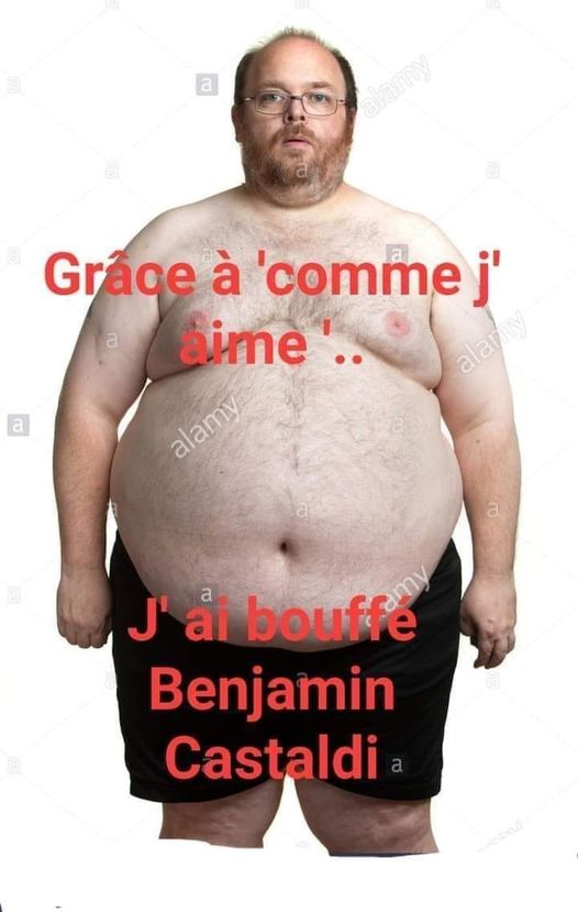 blague   grâce à comme j'aime   j'ai bouffé benjamin castaldi