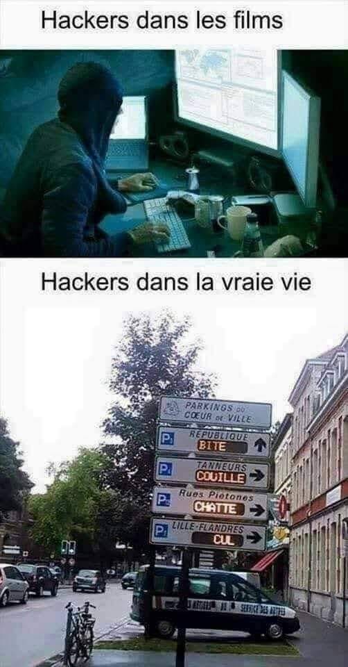 Blague   Hacker dans les films et hacker dans la vrai vie