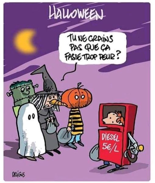 Blague   halloween   tu ne crains pas que ça fasse trop peur