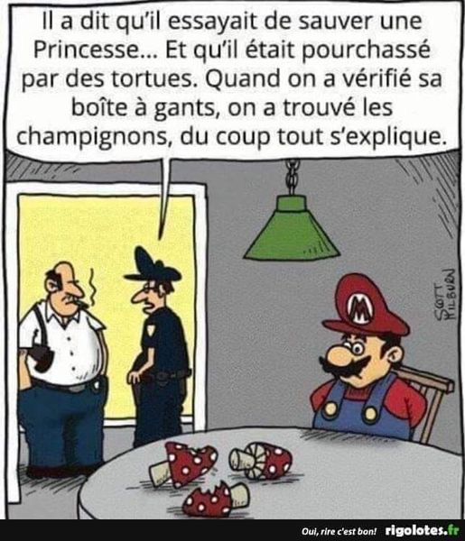 Blague   il dois sauver une princesse