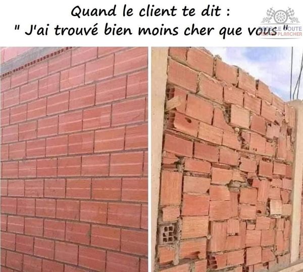Blague   J'ai trouver moisn chère