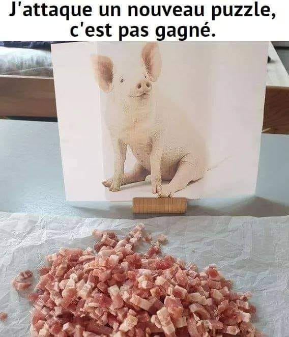 Blague   j'attaque un nouveau puzzle