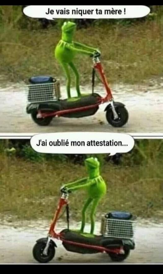 Blague   je vais niquer ta mère   j'ai oublié mon attestation