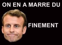 Blague   jeux   rebu   on a en a mmare du tête de macron finement