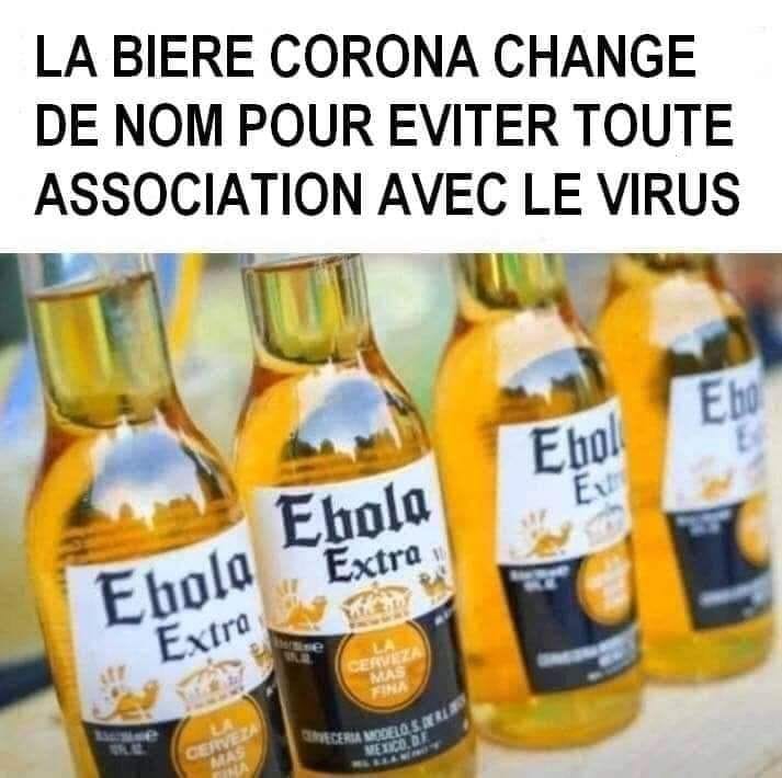 Blague   la bière corona change de nom pour éviter toute association avec le virus