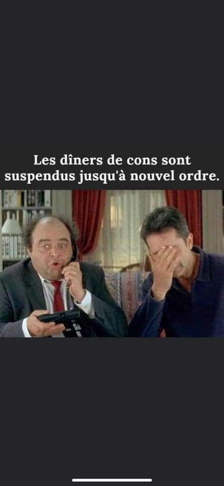 Blague   les diners de cons sont suspendus jusqu'à nouvel ordre