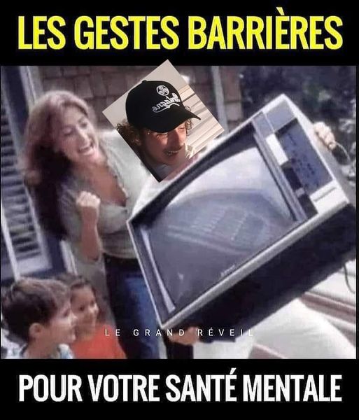 Blague   les gestes barrières   pour votre santé mentale