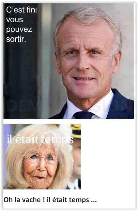 Blague   Macron   c'est fini vous pouvez sortir 60 ans après