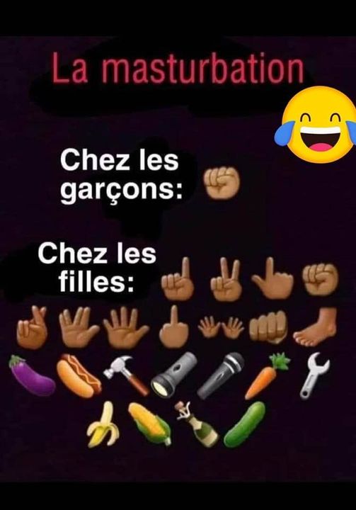 Blague   Masturbation chez les hommes et chez les femmes