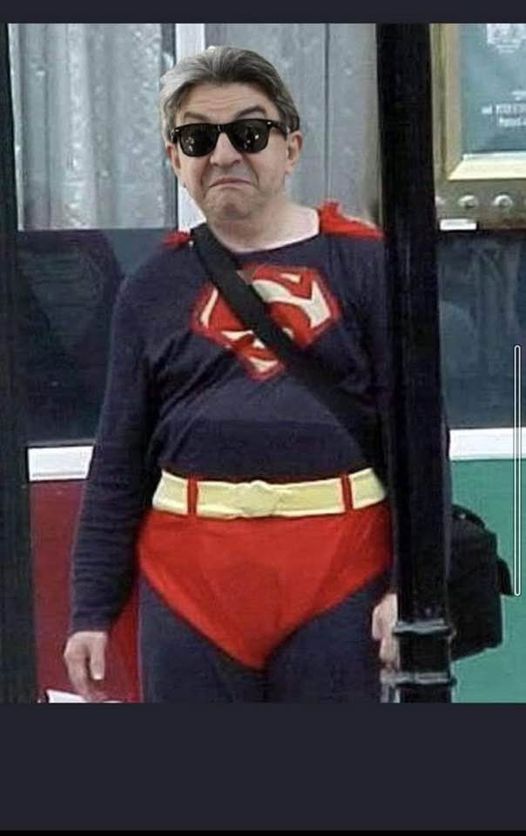 Blague   Melenchon en superman