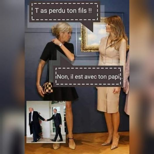 Blague   macron et trump