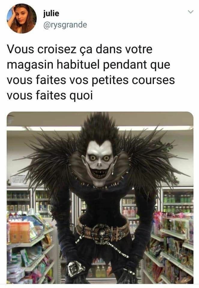 Blague   monstre dans magasin   que faites vous si vous croisez ça dans votre magasin