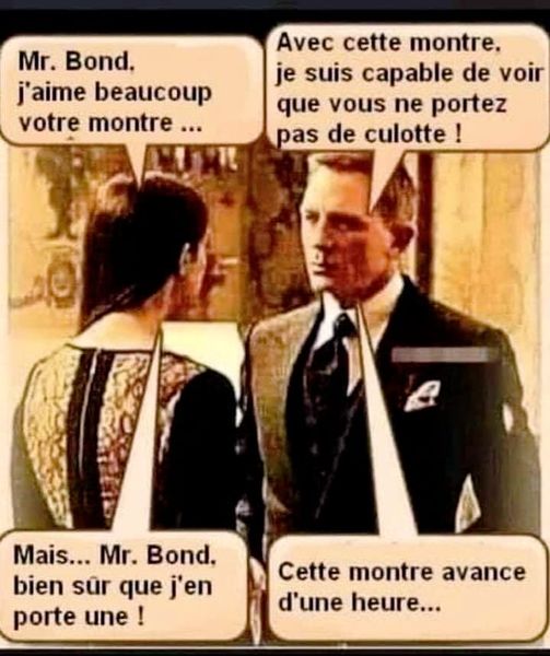 Blague   montre james bond