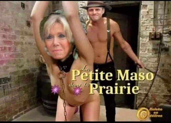 blague   Macron et brigitte   petite maso