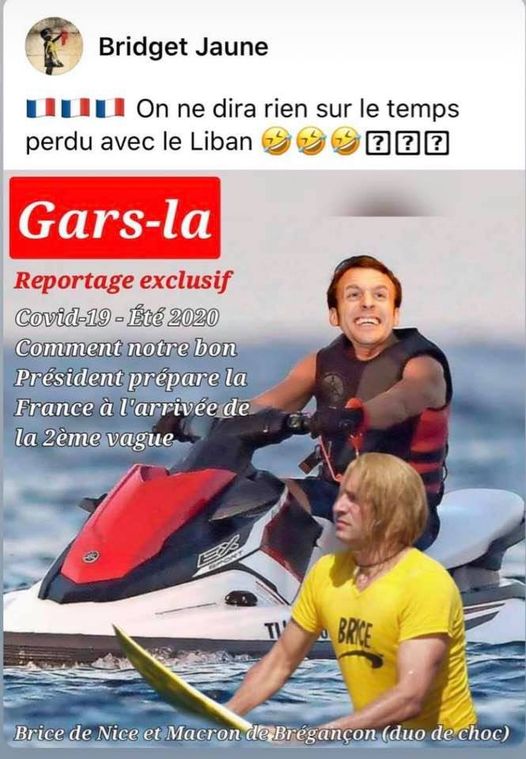 blague   macron   covid19   été 2020   le président prépare la 2 ème vague