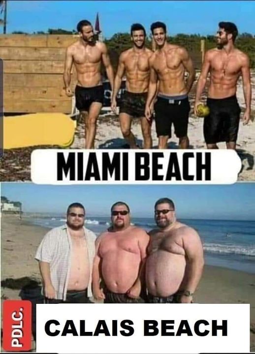 blague   miami beach et calais beach