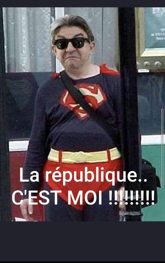 blague   mélenchon , la république c'est moi