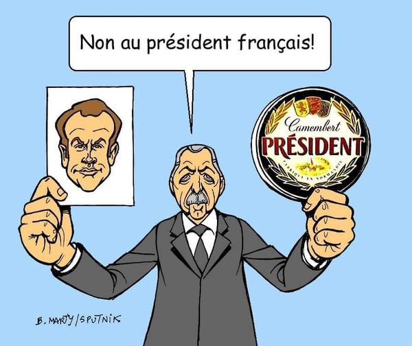 Blague   non au président français