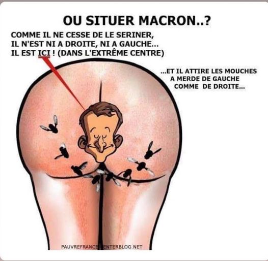 Blague   ou situer Macron