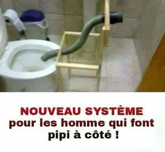 Blague   Pour les hommes qui pissent à coté