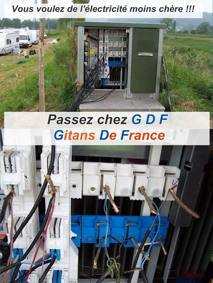 Blague   passe chez G.D.F. Gitan De France