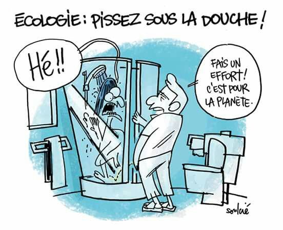 Blague   pissez sous la douche