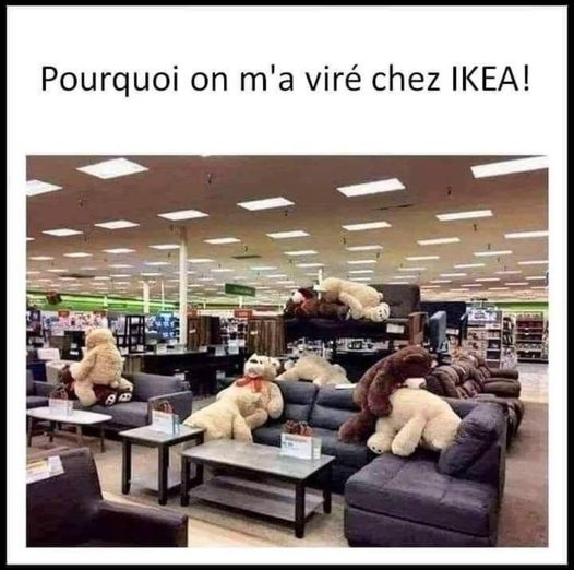 Blague   pourquoi on m'a viré chez ikéa