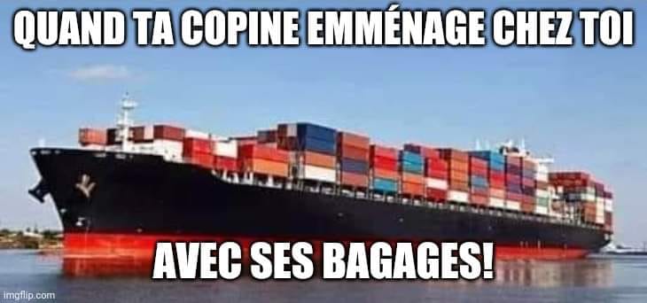 Blague   Quand ta copine en menage avec toi avec ses bagages