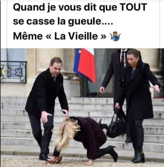 Blague   Quand tout ce casse la gueule meme la vielle