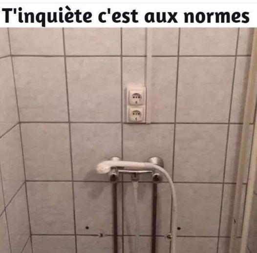 Blague   t'tinquiete c'est au norme