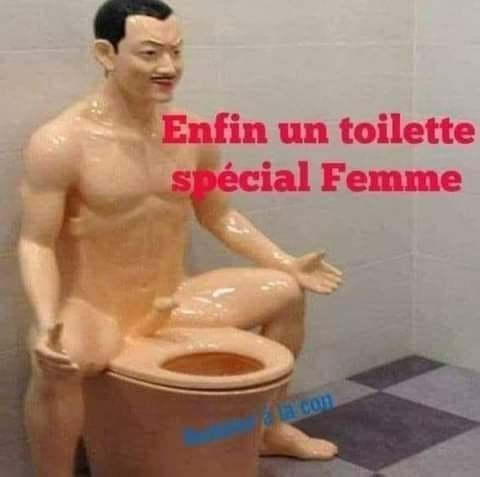 Blague   toilette special femme