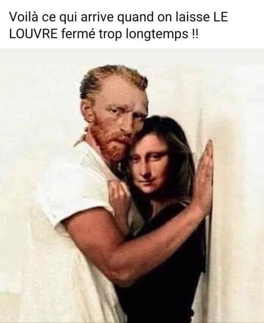 Blague   voici ce qui arrive quand on ferme le louvre trop longtemps