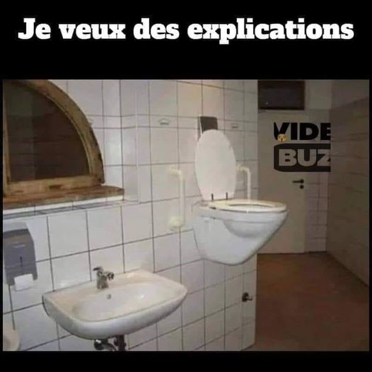 Blague   wc en hauteur