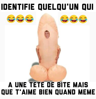 Humour   blague   sexe   facebook   identifie une personne qui a une tété de bite